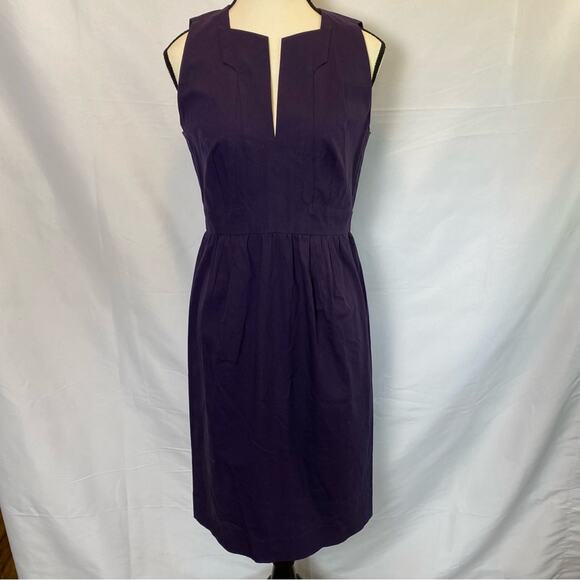 narciso rodriguez Women’s Size Small Purple Sheath Midi Dress Original Sample - Picture 1 of 9